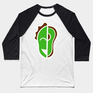 Partial Avocado - Head Baseball T-Shirt